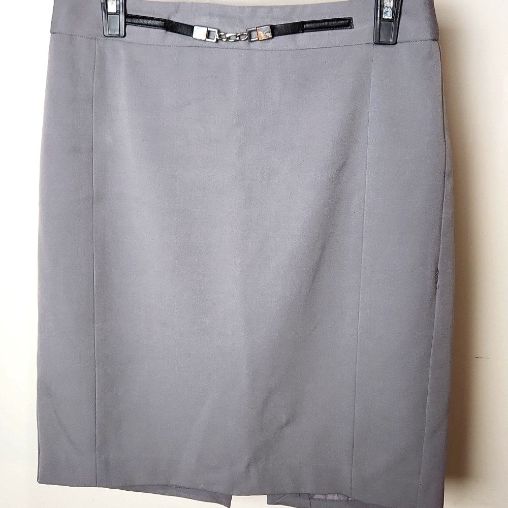 Metaphor Gray Skirt sz 6 21in long